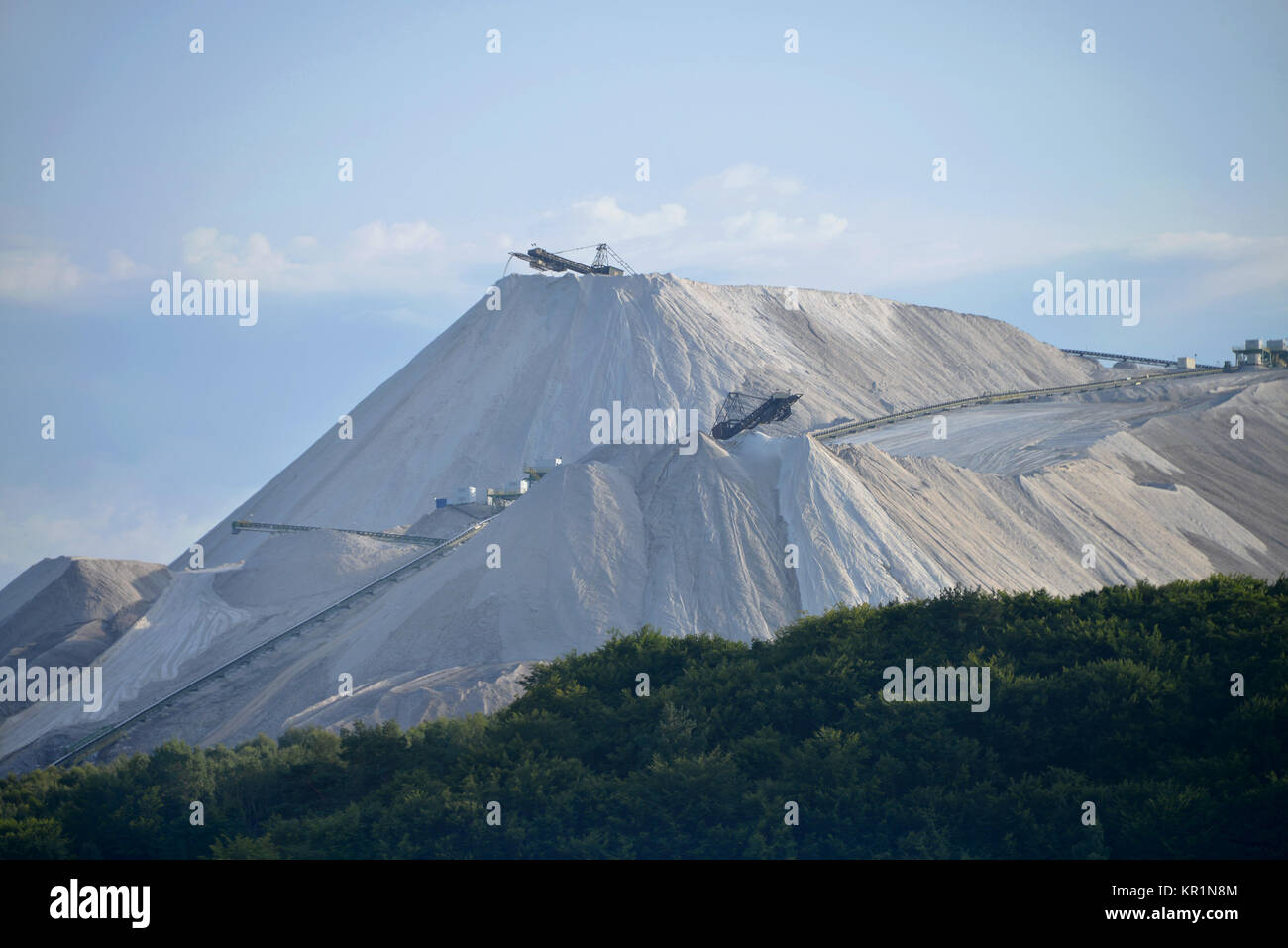 Waste dump Hattorf, Philippsthal, Hessian, Germany, Halde Hattorf