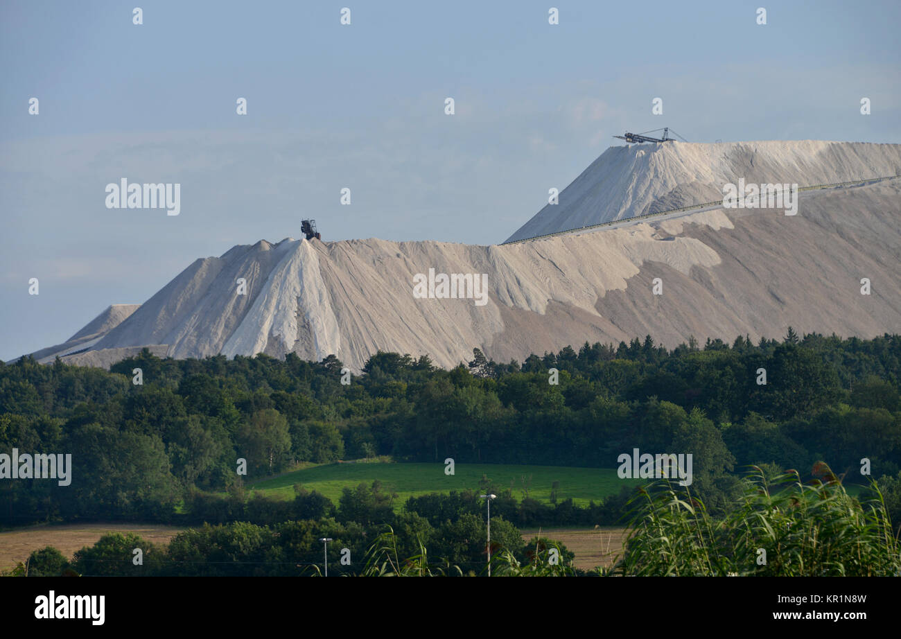 Waste dump Hattorf, Philippsthal, Hessian, Germany, Halde Hattorf
