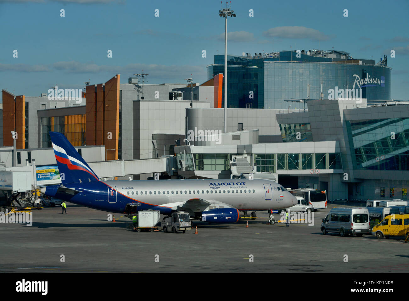 Airplanes, airport, Scheremetjewo, Moscow, Russia, Flugzeuge, Flughafen