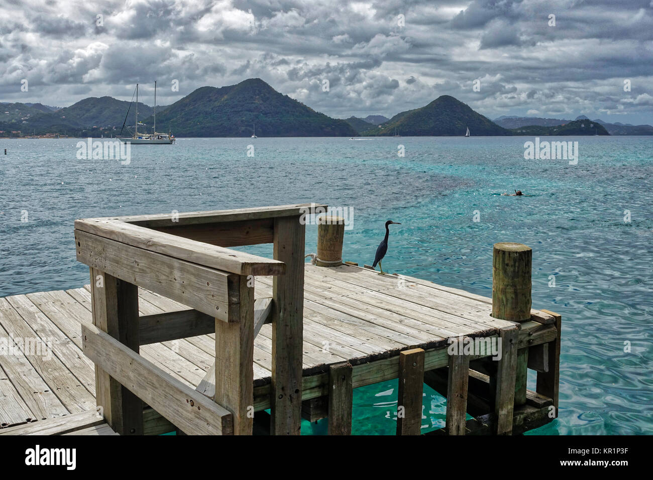 Caribbean sea st lucia island hi-res stock photography and images - Alamy