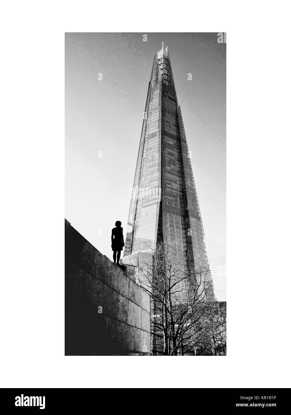 Shard and figure Stock Photo Alamy