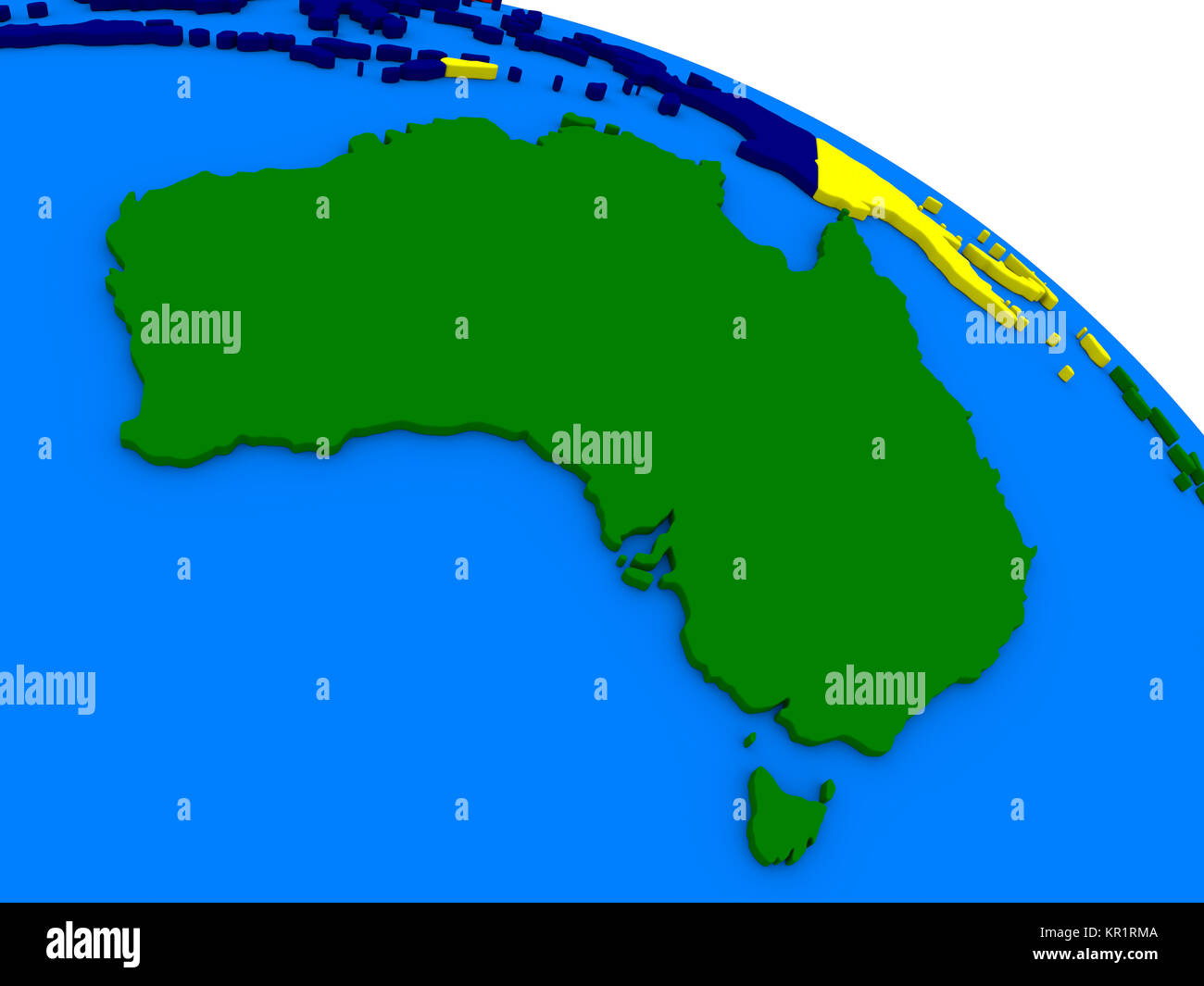 Australia australasia globe map hi-res stock photography and images - Alamy