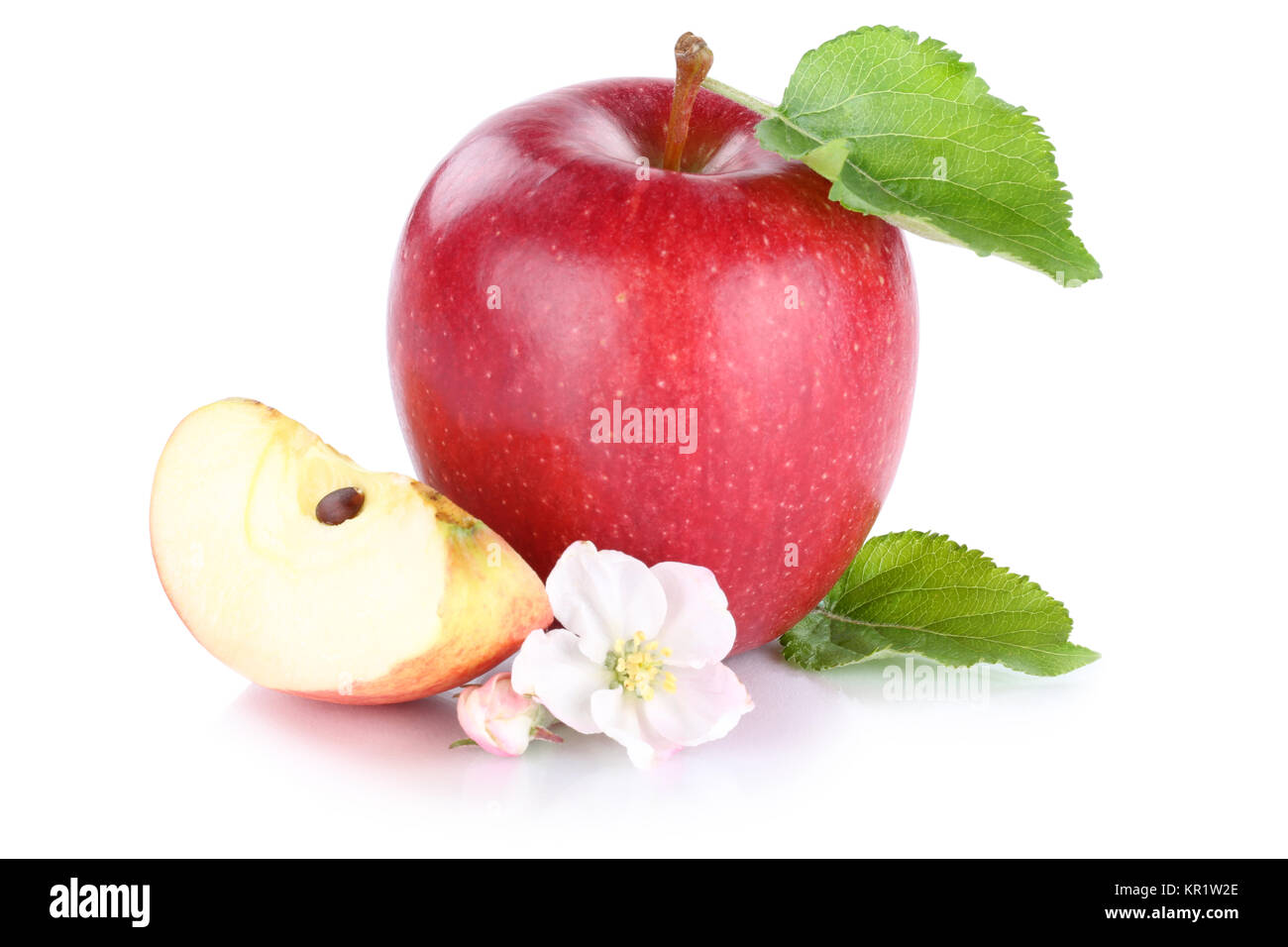 apple fruit red cut cutout cutouts cut isolated Stock Photo Alamy