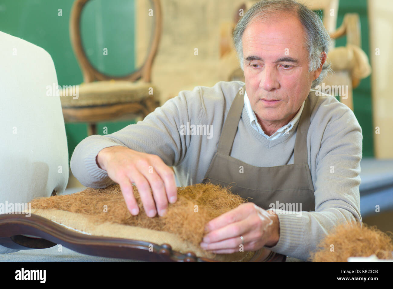 Furniture repair shop Stock Photo Alamy