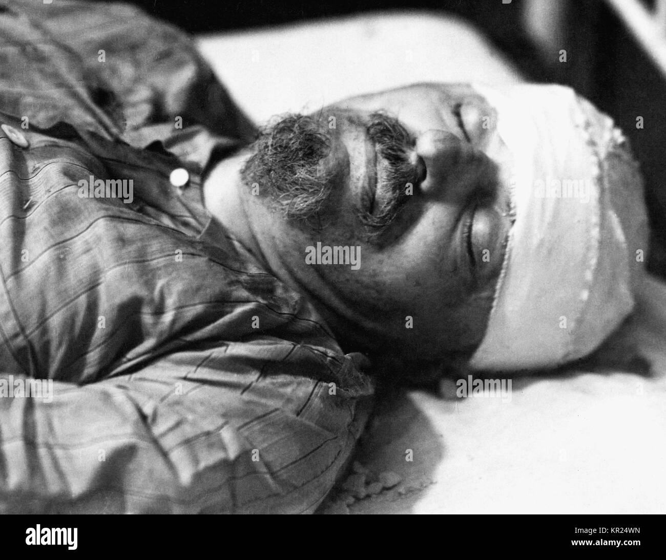 LEON TROTSKY (1879-1940) Soviet Marxism revolutionary after his  and death on 21 August 1940, aged 60, following the attack by Ramon Mercader. Stock Photo