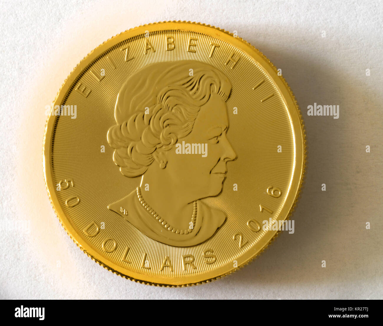 Canada ounce gold coin hi-res stock photography and images - Alamy