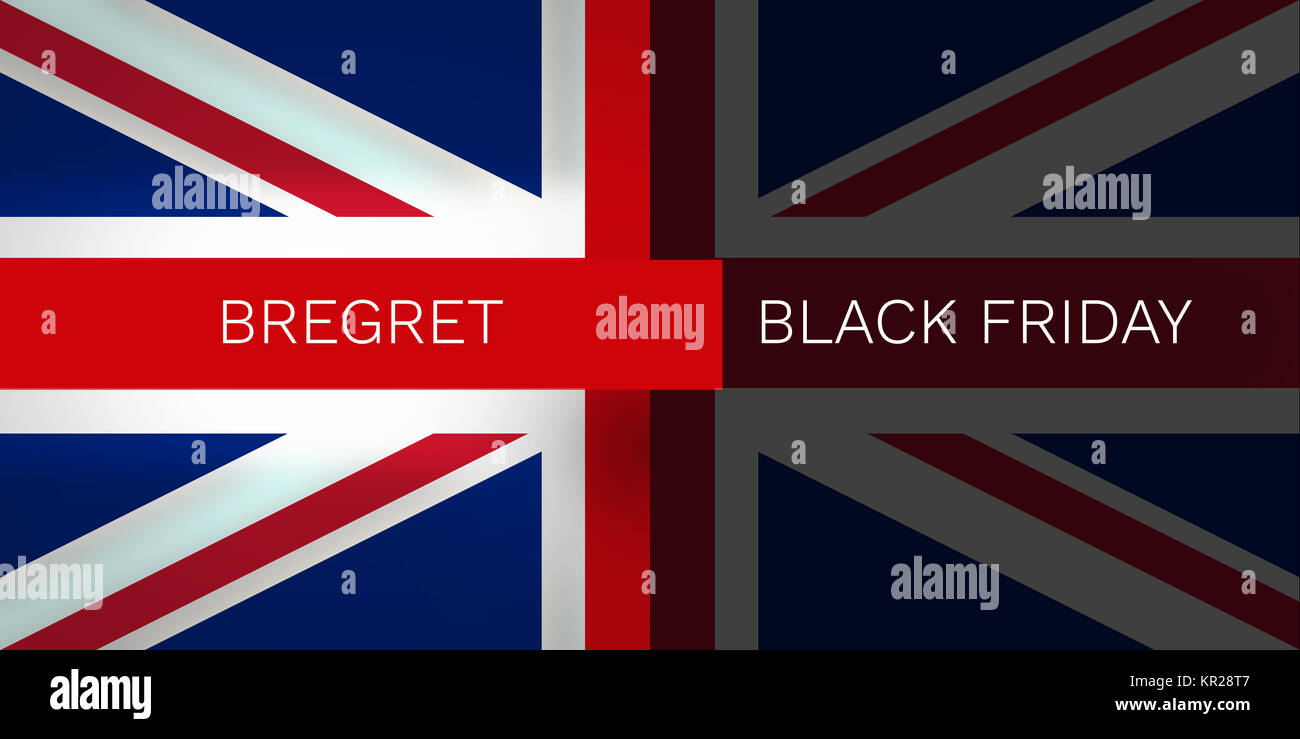 Brexit Bregret United Kingdom Flag Background Design Stock Photo - Alamy