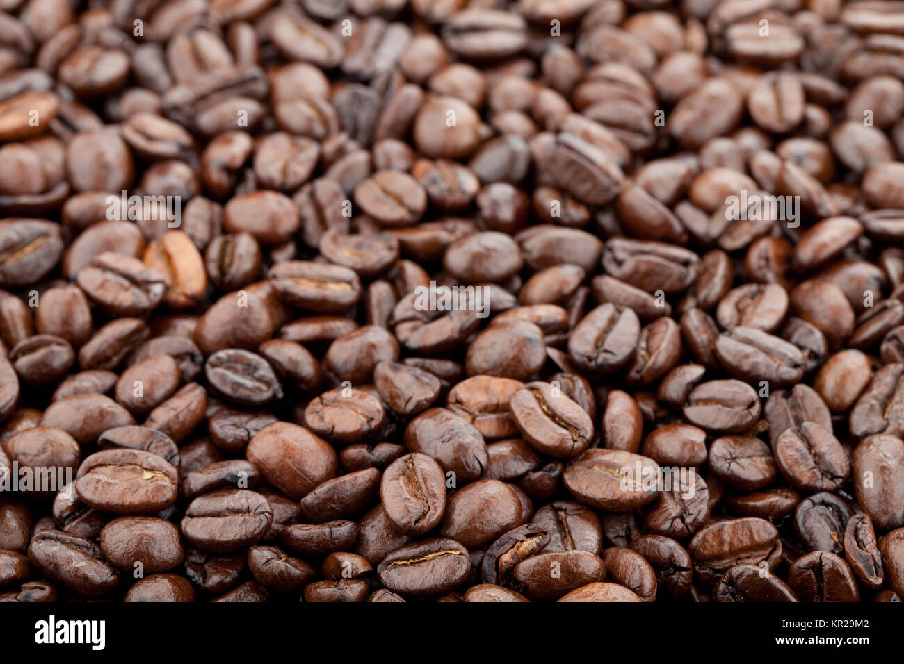 Closeup of coffee beans. Small DOF Stock Photo Alamy