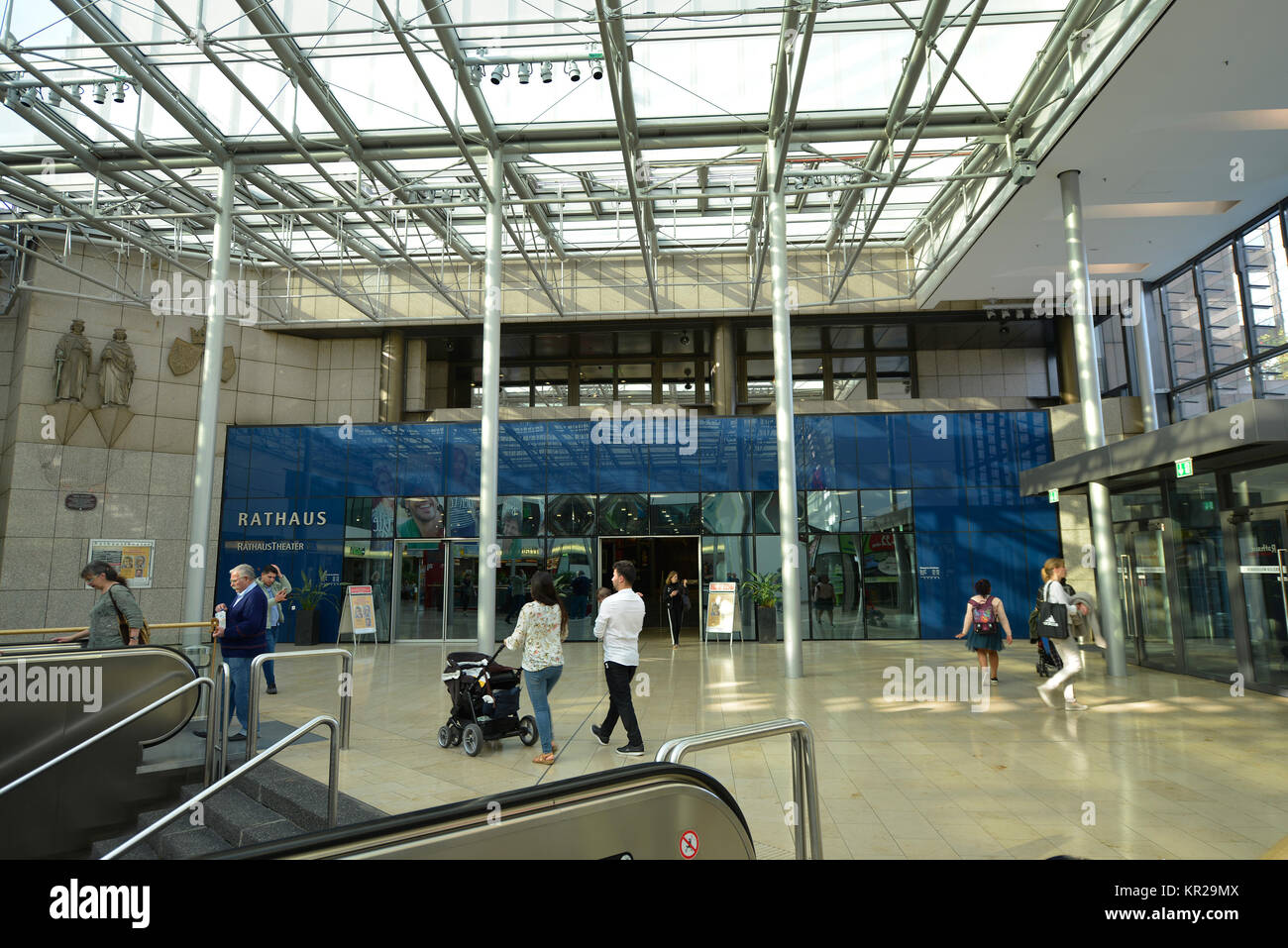 City hall, on the place Porsche, food, North RhineWestphalia, Germany