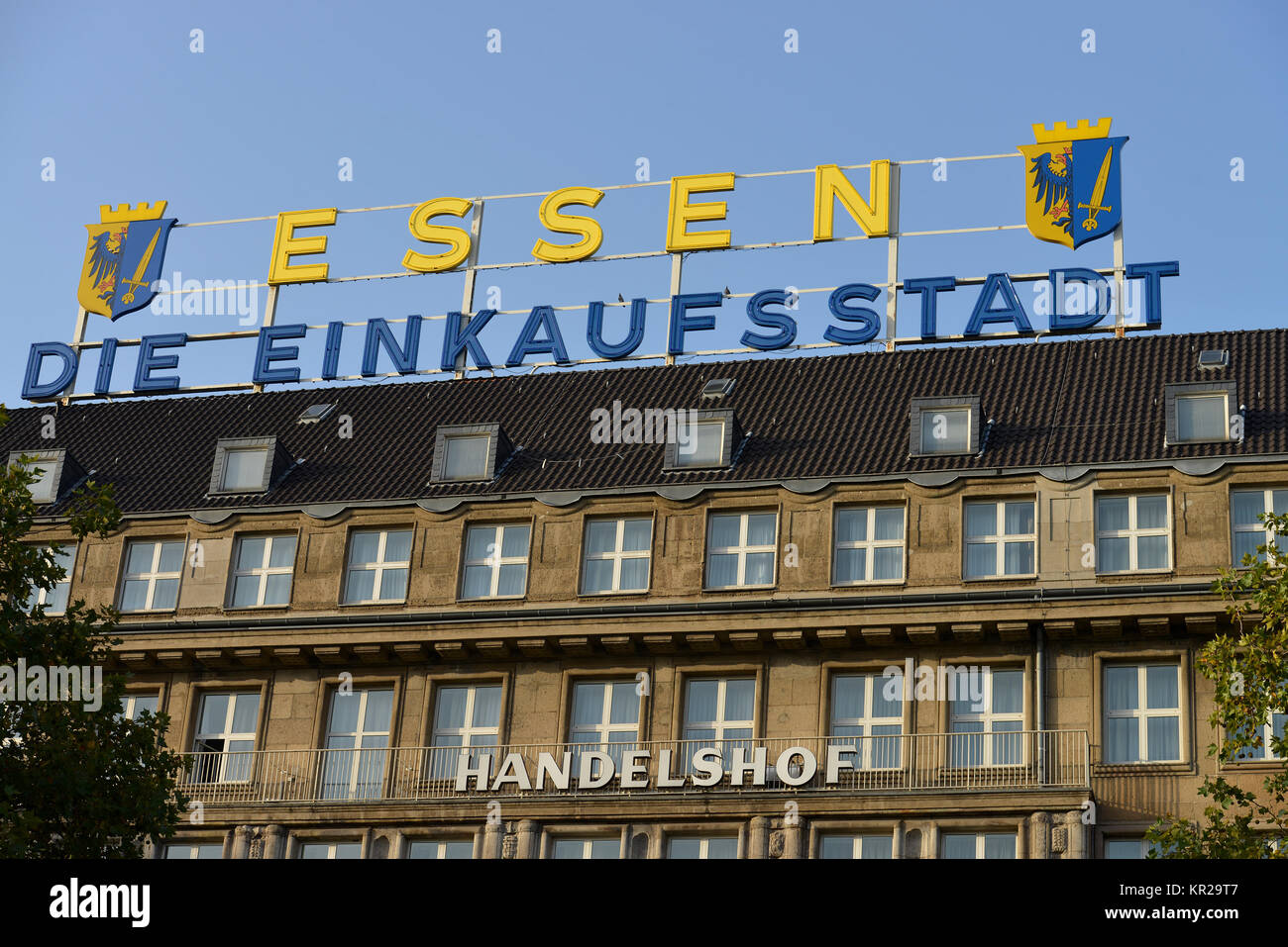 Hotel Handelshof, in the central station, food, North Rhine-Westphalia, Germany, Am Hauptbahnhof, Essen, Nordrhein-Westfalen, Deutschland Stock Photo
