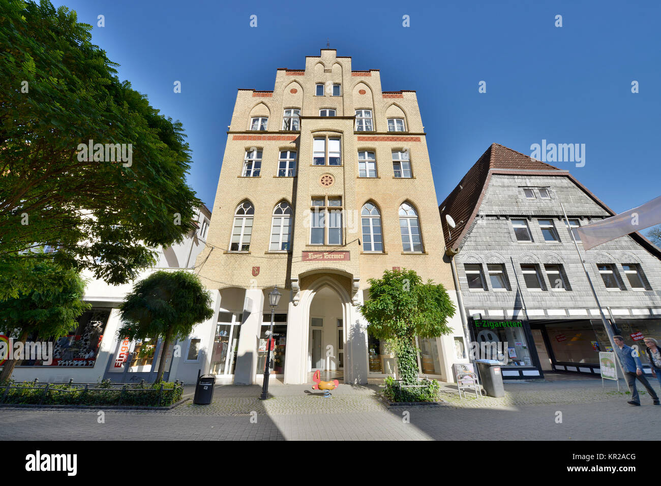 House Bremen, bicycleeverlasting street, Herford, North Rhine