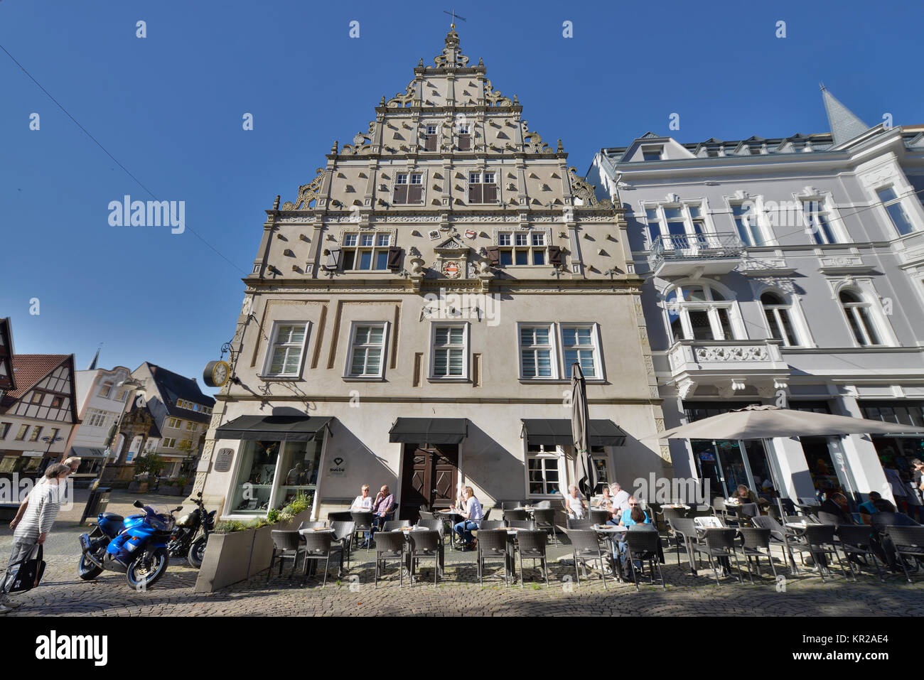 New towndweller city hall, L?bberstrasse, Herford, North Rhine