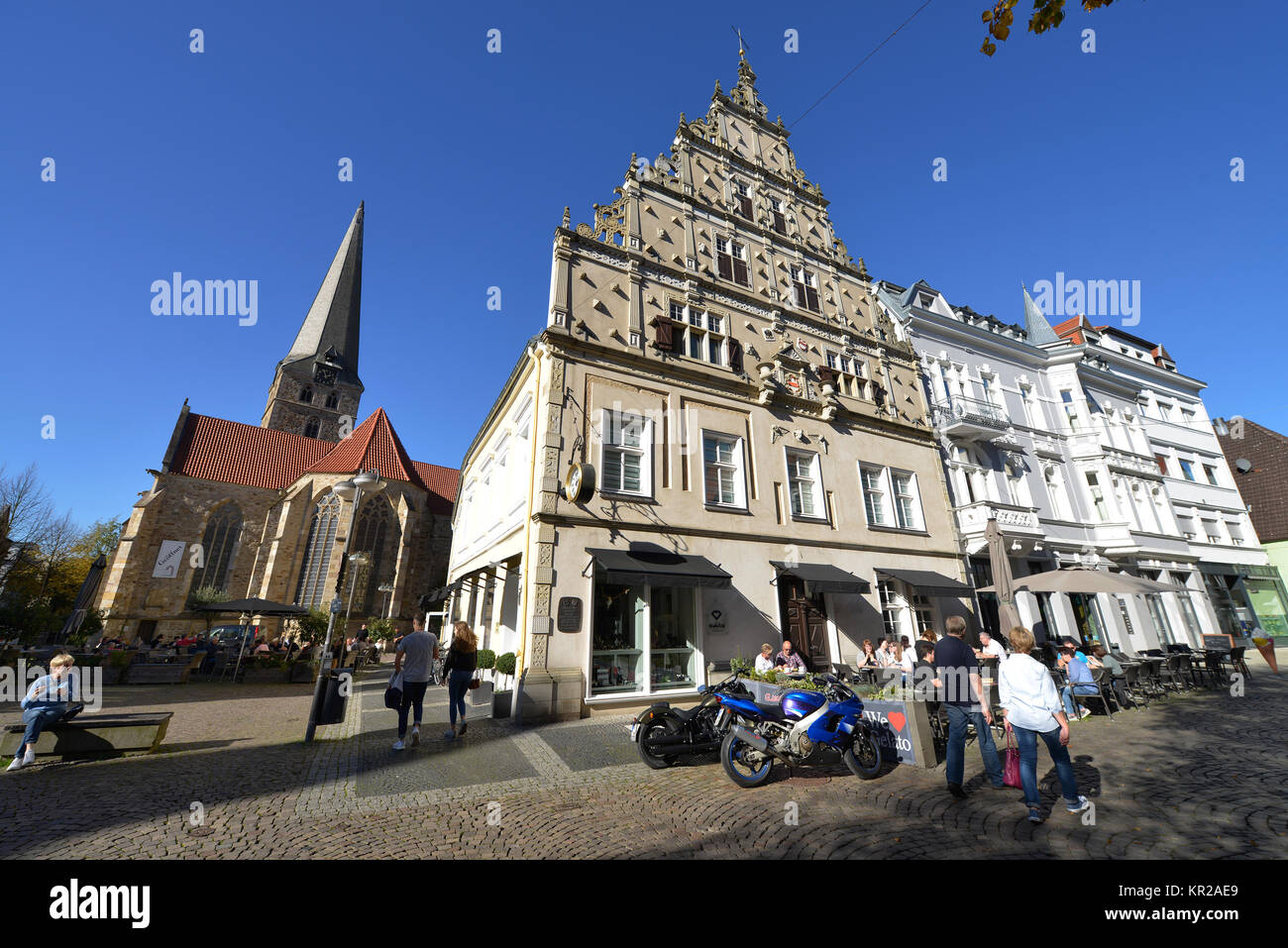 New towndweller city hall, L?bberstrasse, Herford, North Rhine