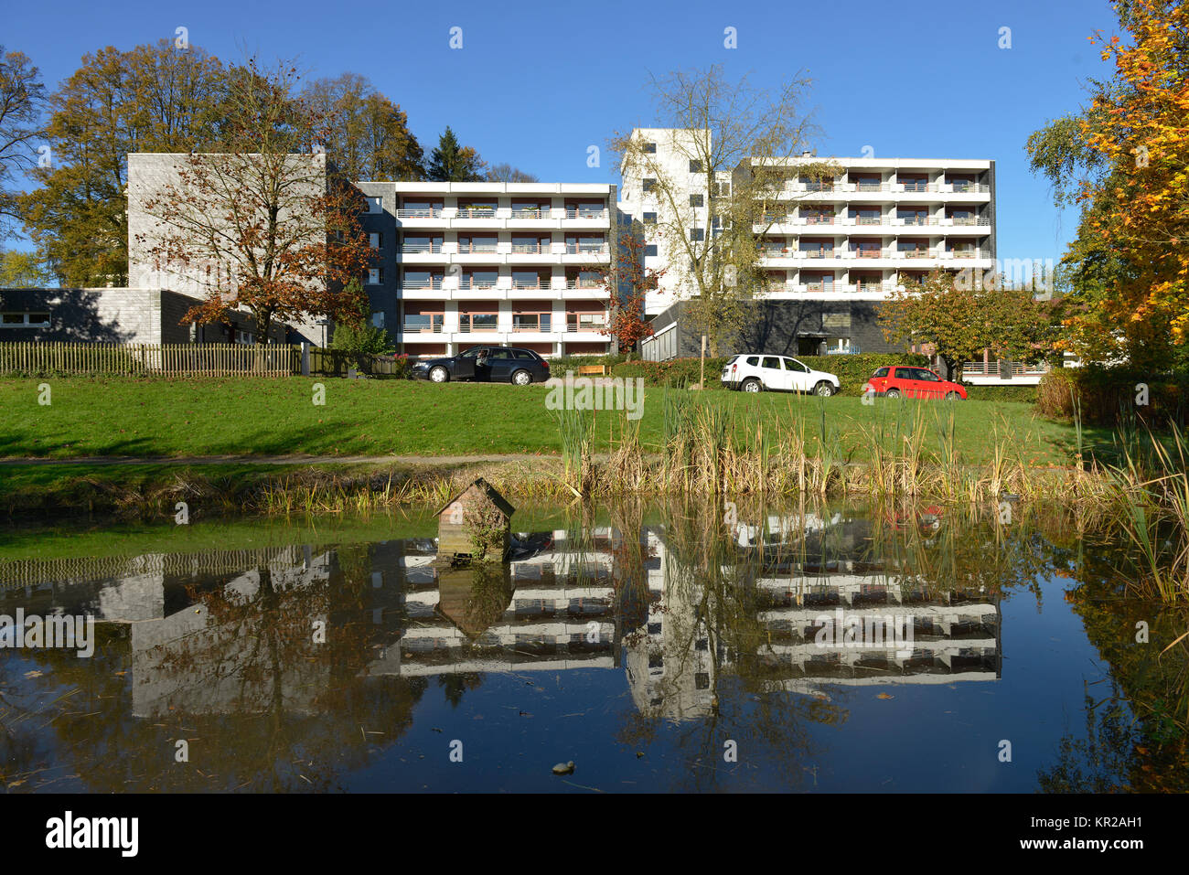 Old people's home, Simeonstift, Lemgoer street, Vlotho, North Rhine-Westphalia, Germany, Altenheim, Lemgoer Strasse, Nordrhein-Westfalen, Deutschland Stock Photo
