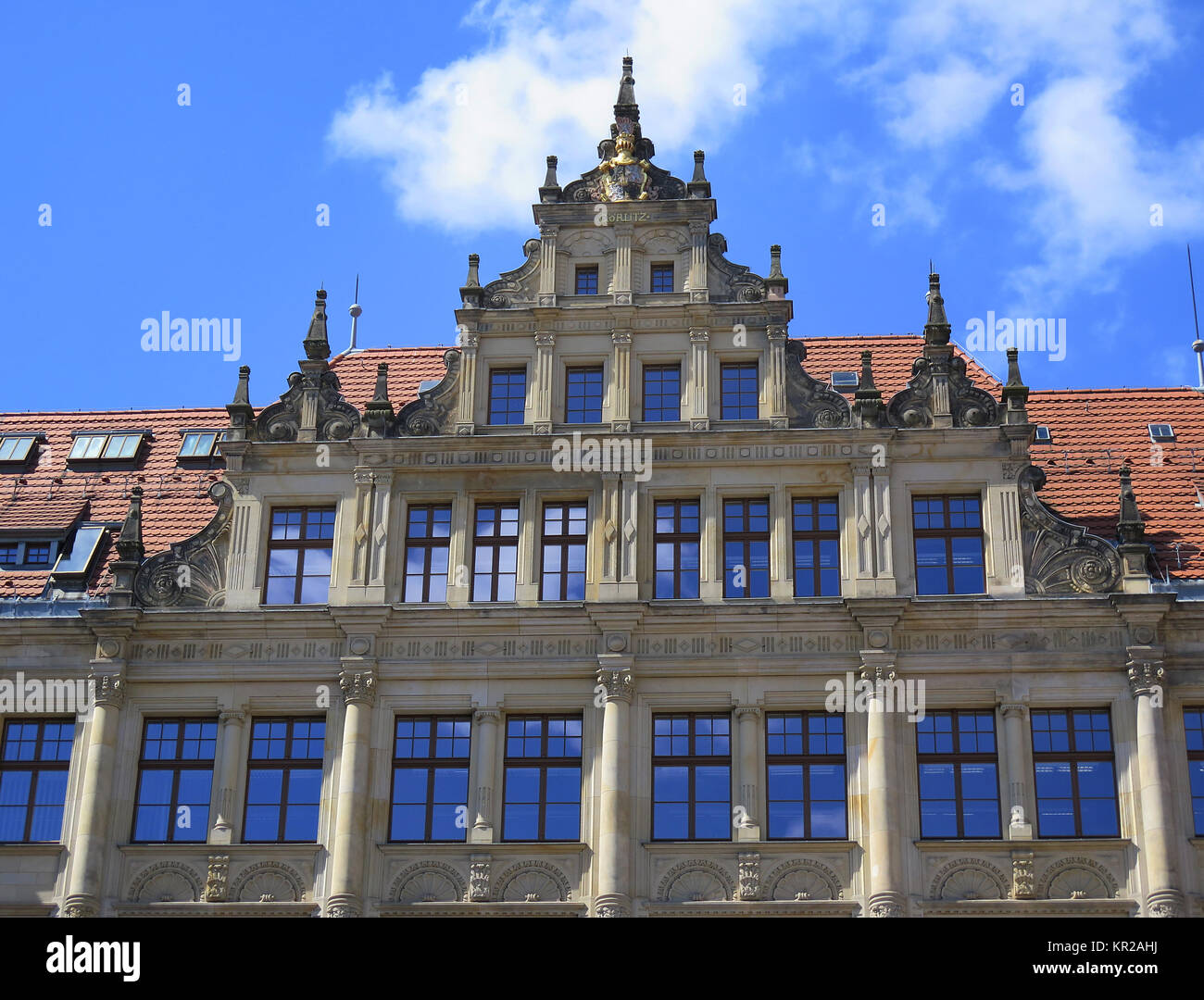 Town house, Old Town, G?rlitz, Saxon, Germany, Buergerhaus, Altstadt, Goerlitz, Sachsen, Deutschland Stock Photo