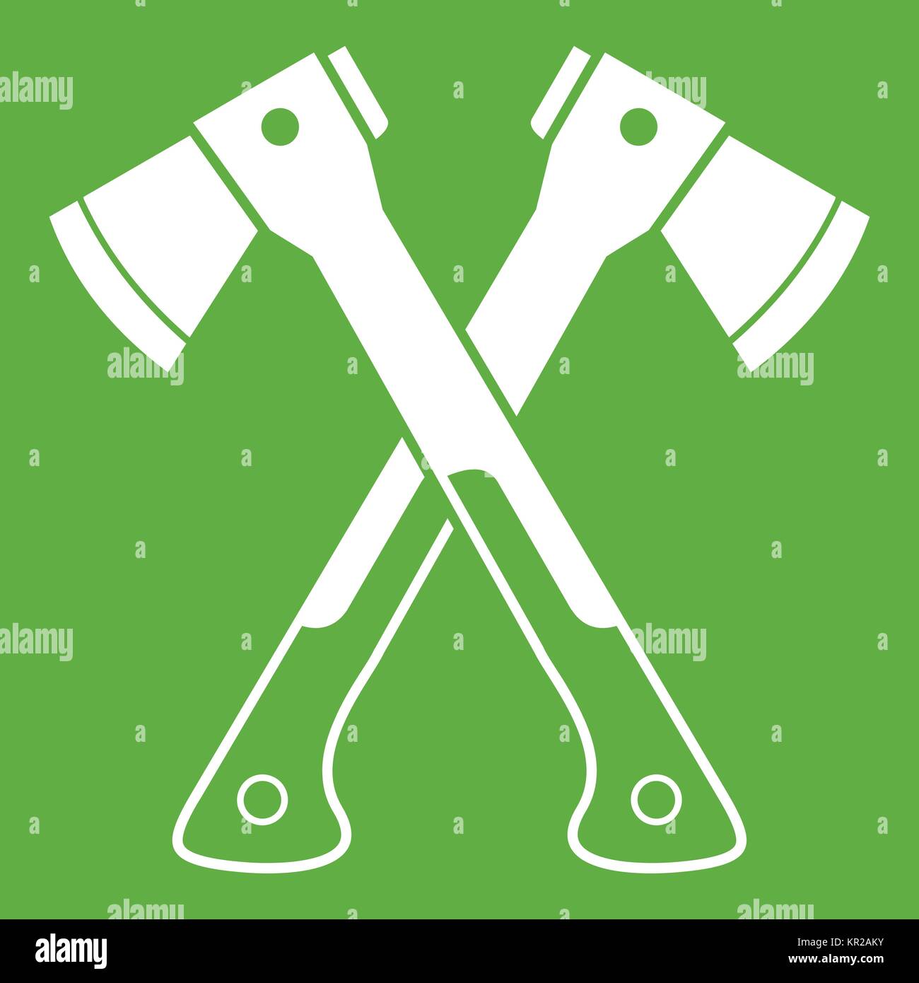 Crossed Axes Icon Green Stock Vector Image And Art Alamy