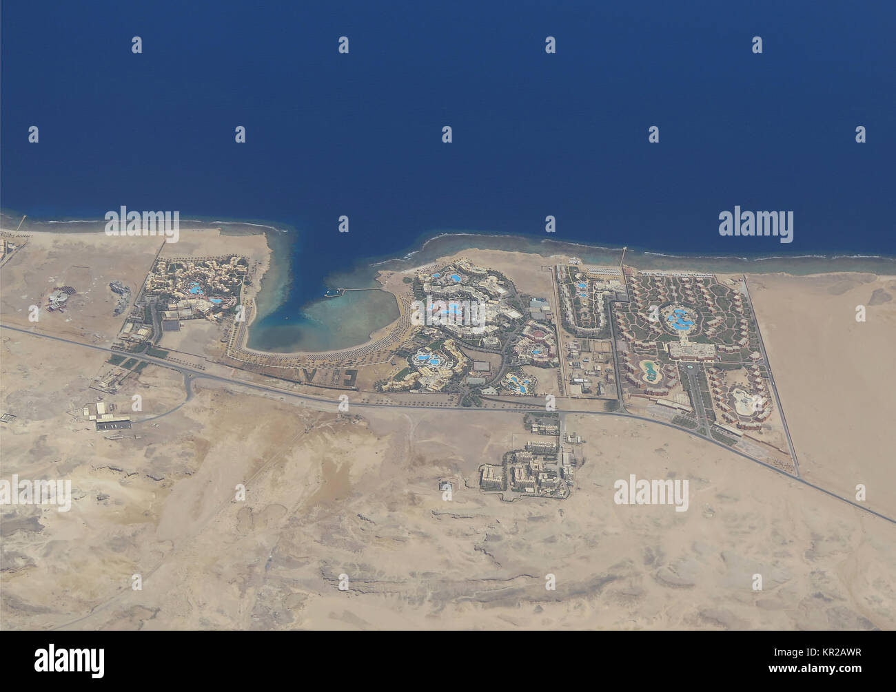 Holiday's arrangement, Hurghada, Egypt, Ferienanlage, Aegypten Stock Photo