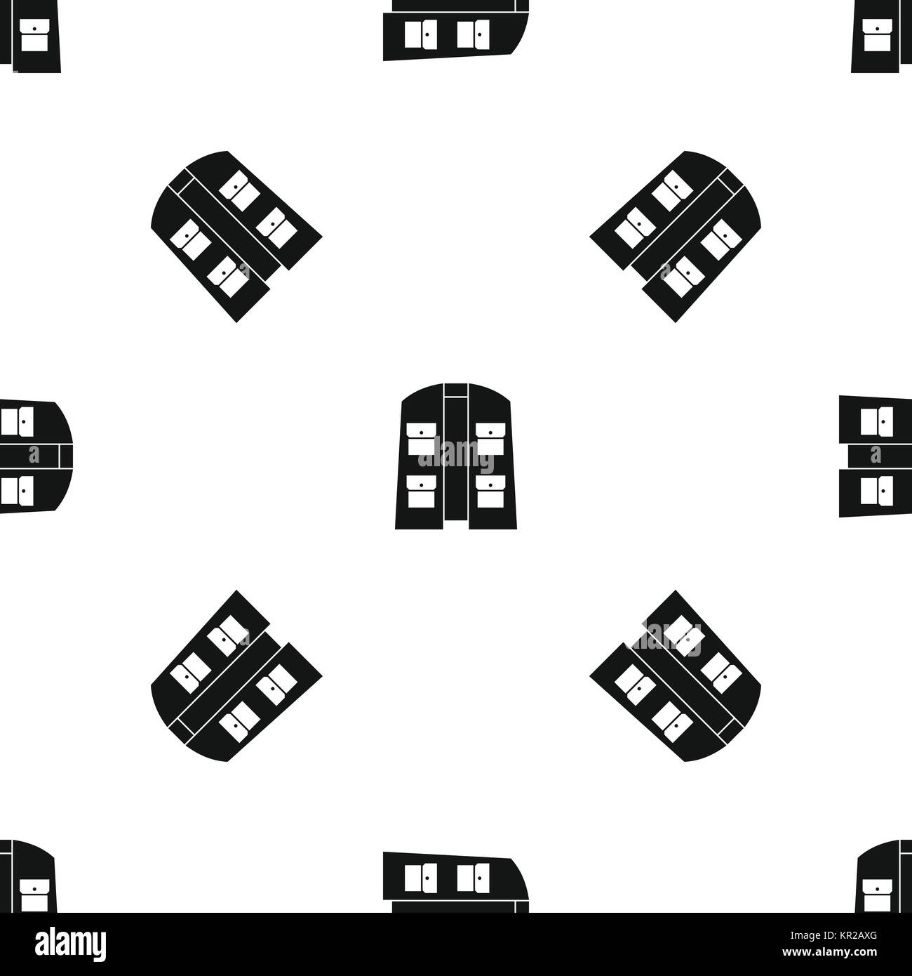 Hunter vest pattern seamless black Stock Vector Image & Art - Alamy