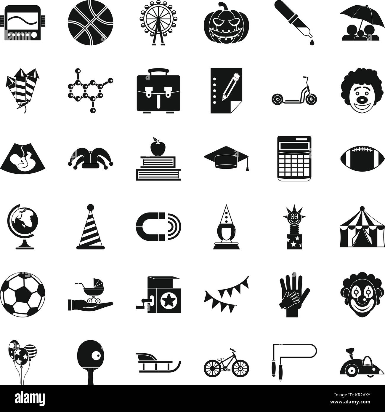 Helpdesk icons set, simple style Stock Vector Image & Art - Alamy