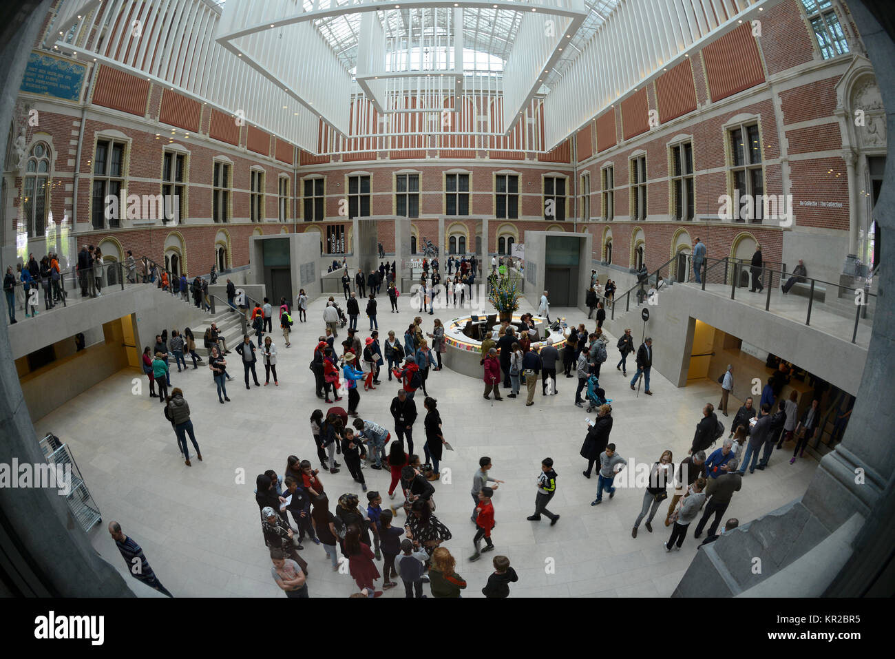 Entrance hall, Rijksmuseum, Museumstraat, Amsterdam, the Netherlands, Foyer, Niederlande Stock Photo