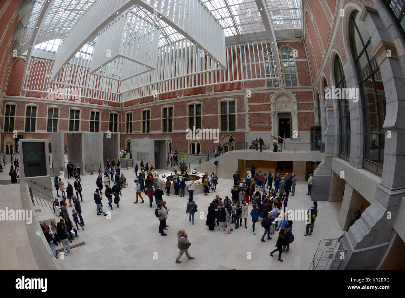 Entrance hall, Rijksmuseum, Museumstraat, Amsterdam, the Netherlands, Foyer, Niederlande Stock Photo