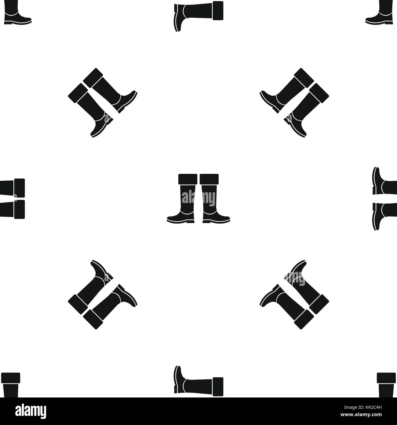 Rubber boots pattern seamless black Stock Vector Image & Art - Alamy