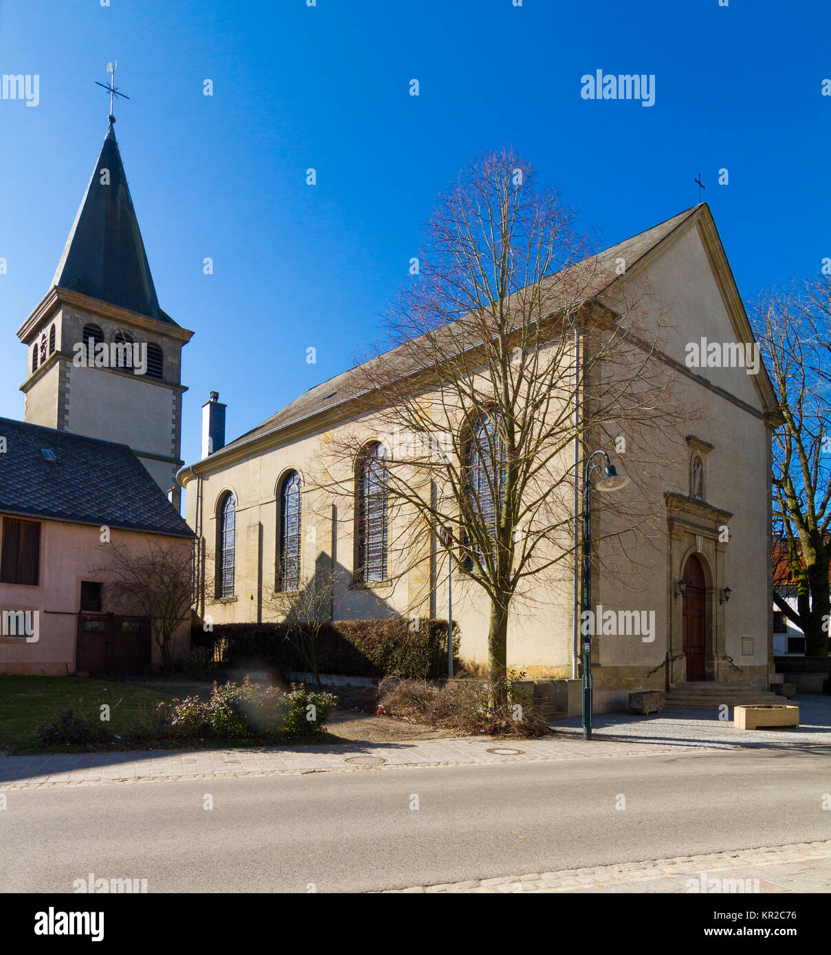 Church in Berdorf Stock Photo