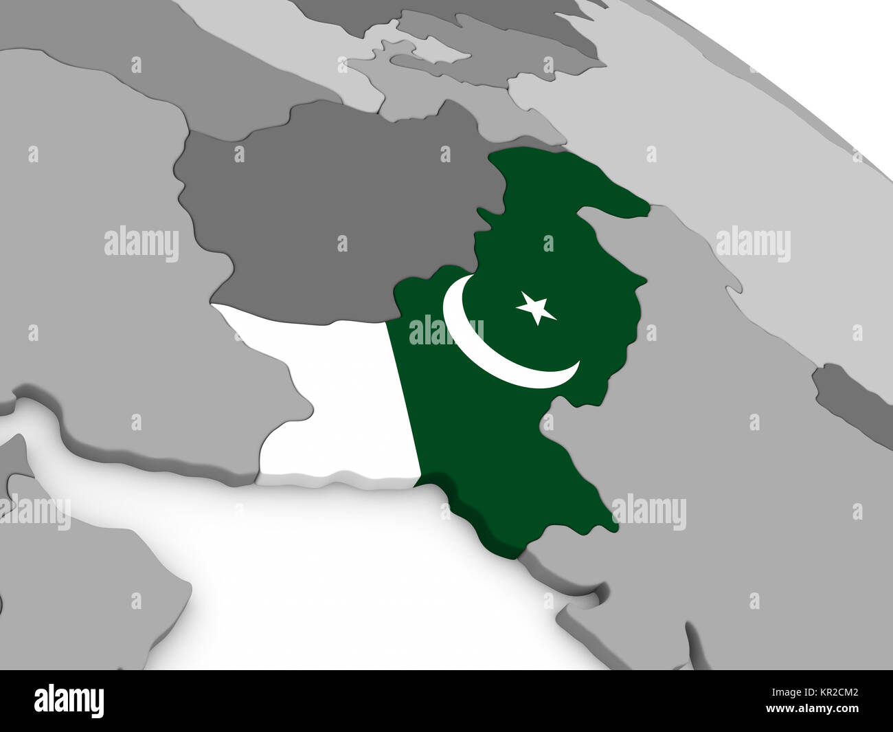 Pakistan on political map world hi-res stock photography and images - Alamy