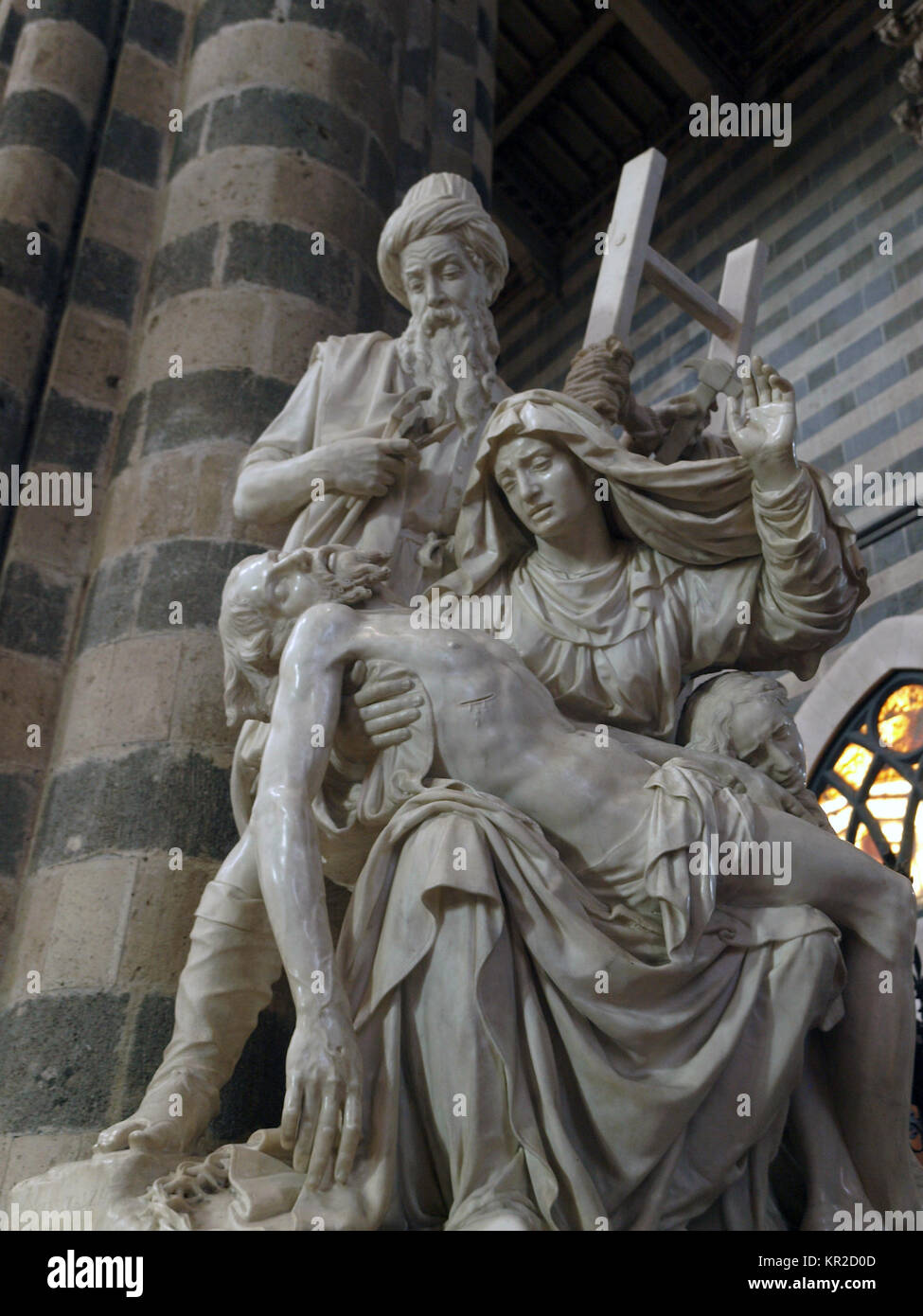 Orvieto - Duomo interior. Pieta was sculptured from a single