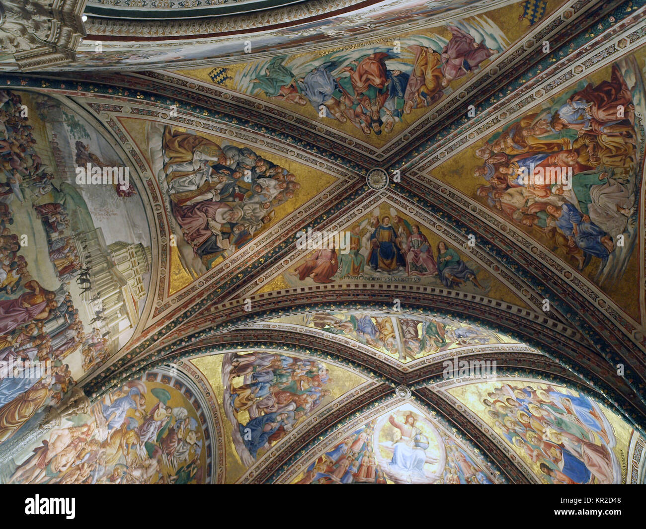 Orvieto - Duomo interior. Cappella Nova or of San Brizio Stock Photo - Alamy