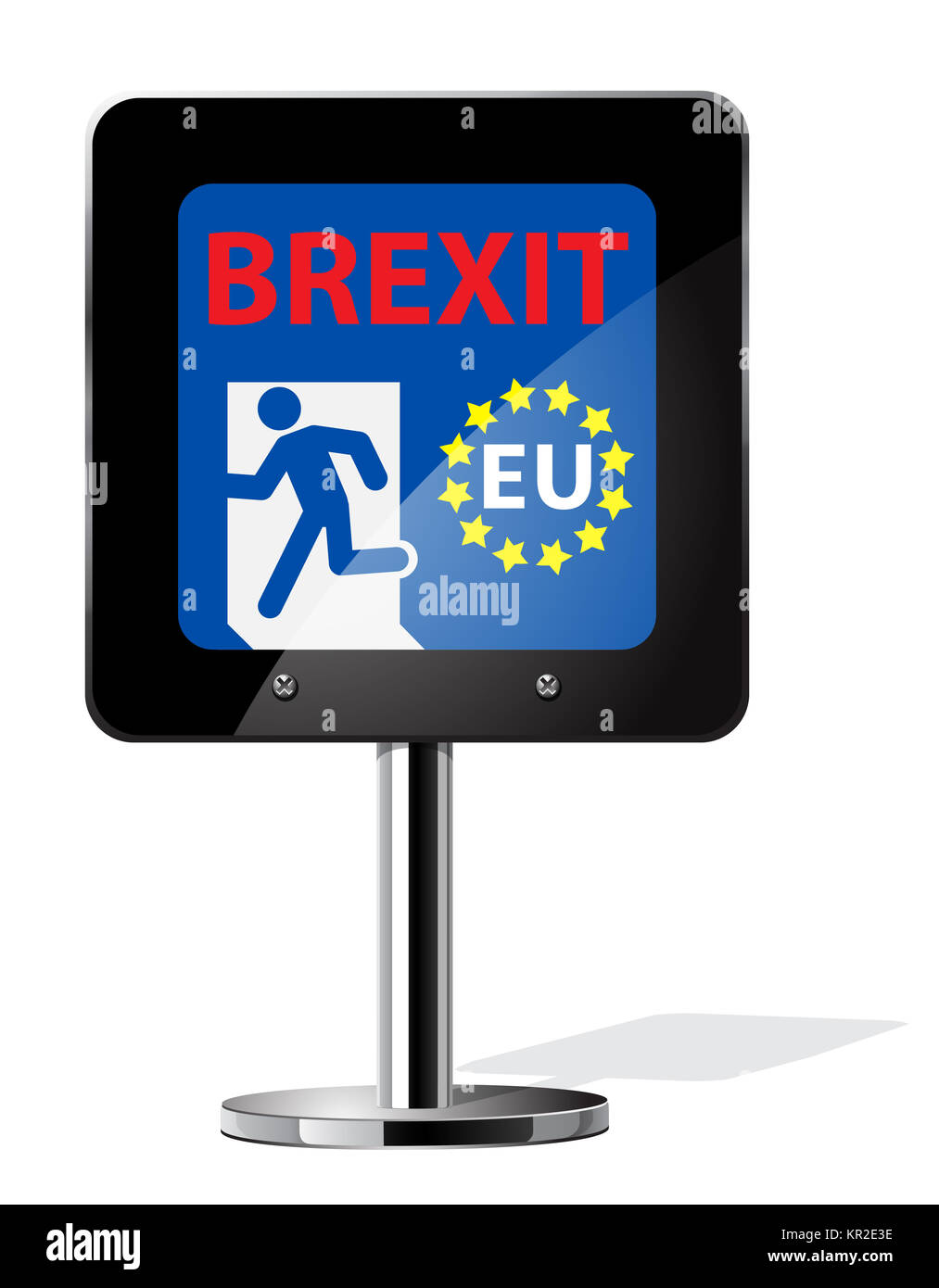 Brexit British referendum concept sign Stock Photo