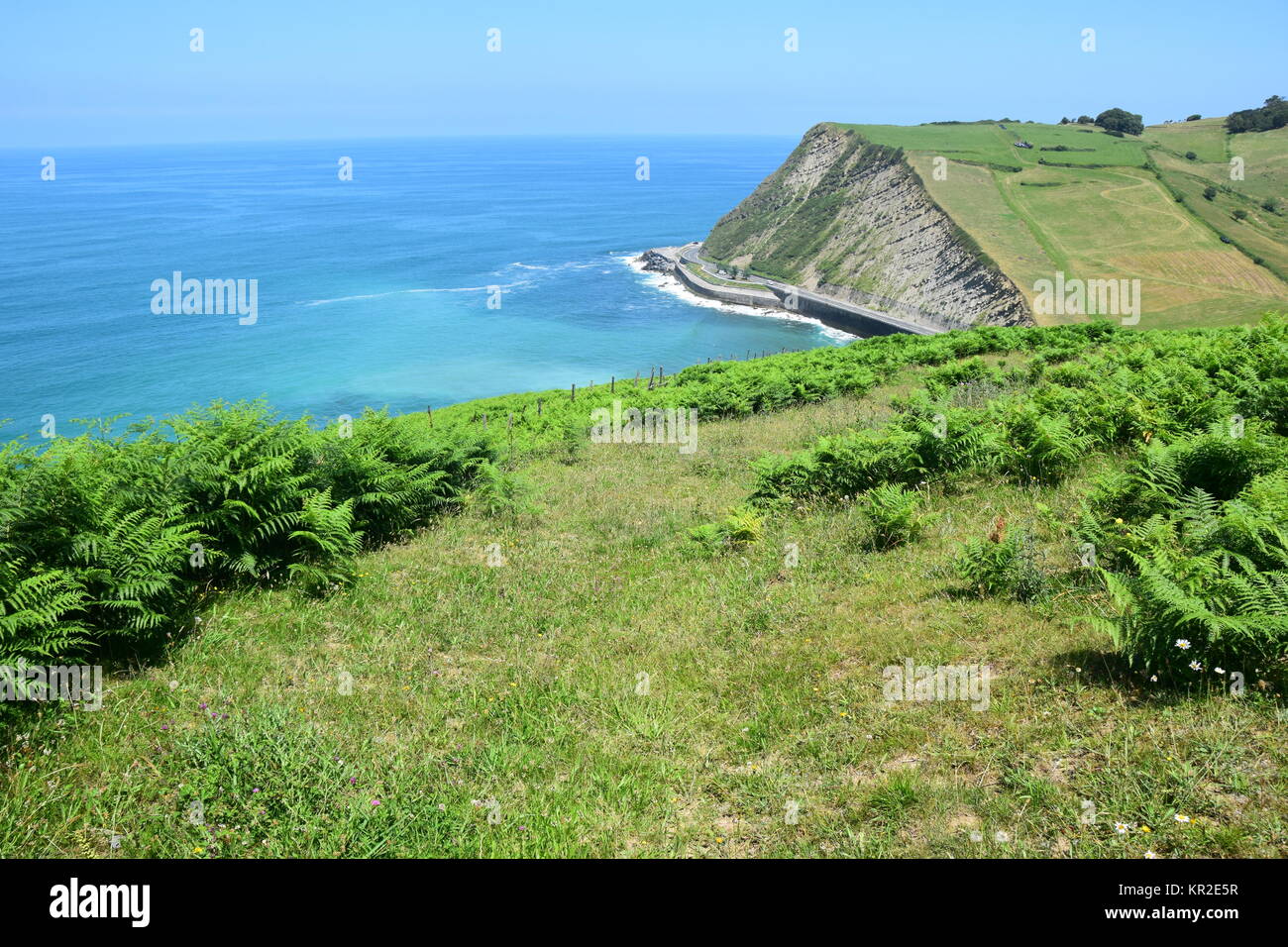 basque coast Stock Photo