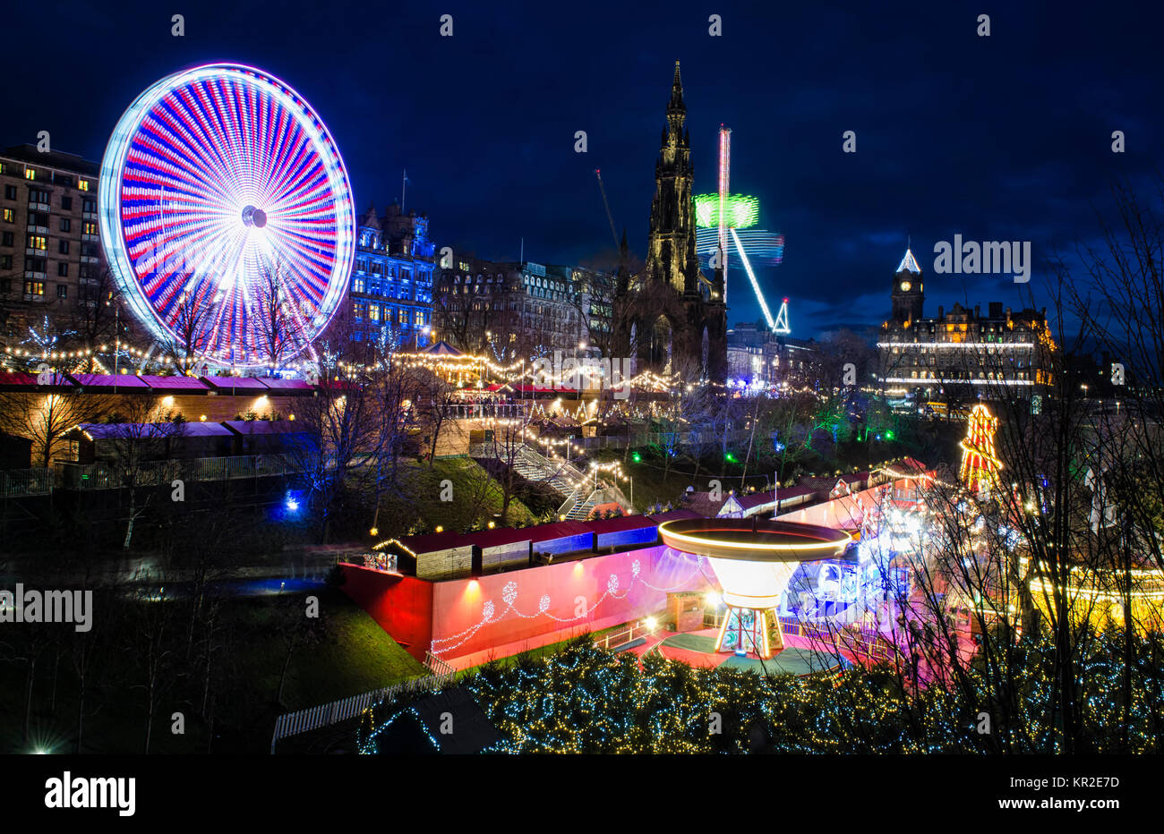 Edinburgh christmas market hires stock photography and images Alamy
