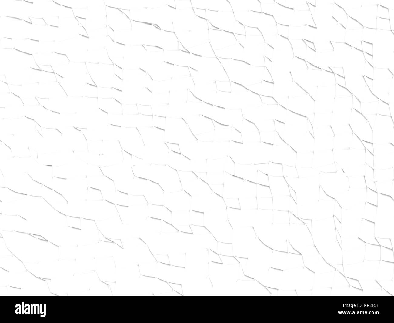 3d redndering scratch wall texture isolated with white Stock Photo