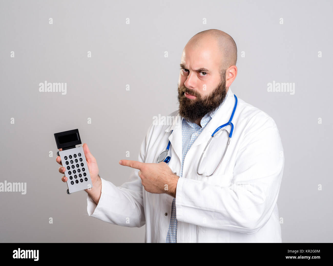 Angry pointing doctor young man hi-res stock photography and images - Alamy