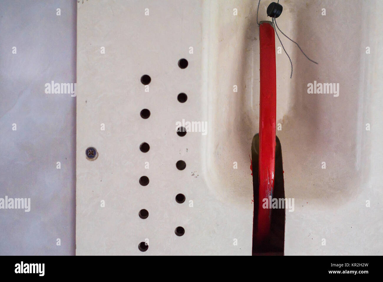 Emergency brake lever Stock Photo Alamy