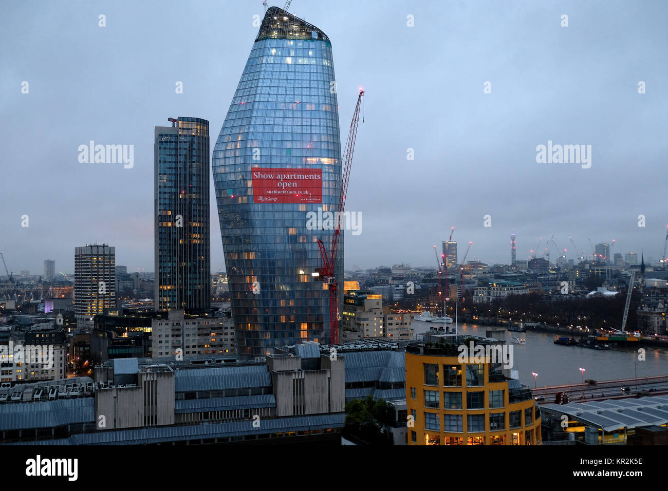 St Paul's Christmas lights Stock Photo Alamy