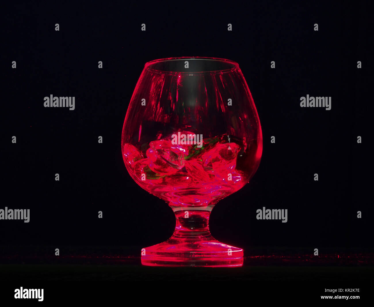 Transparent Glass Vase With Colored Pebbles The Stones In The