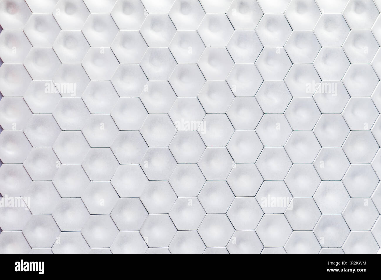 Hexagonal wall texture surface. White abstract pattern background Stock ...
