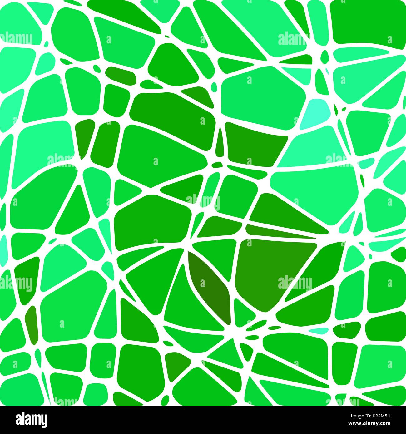 abstract vector stained-glass mosaic background - bright green Stock ...