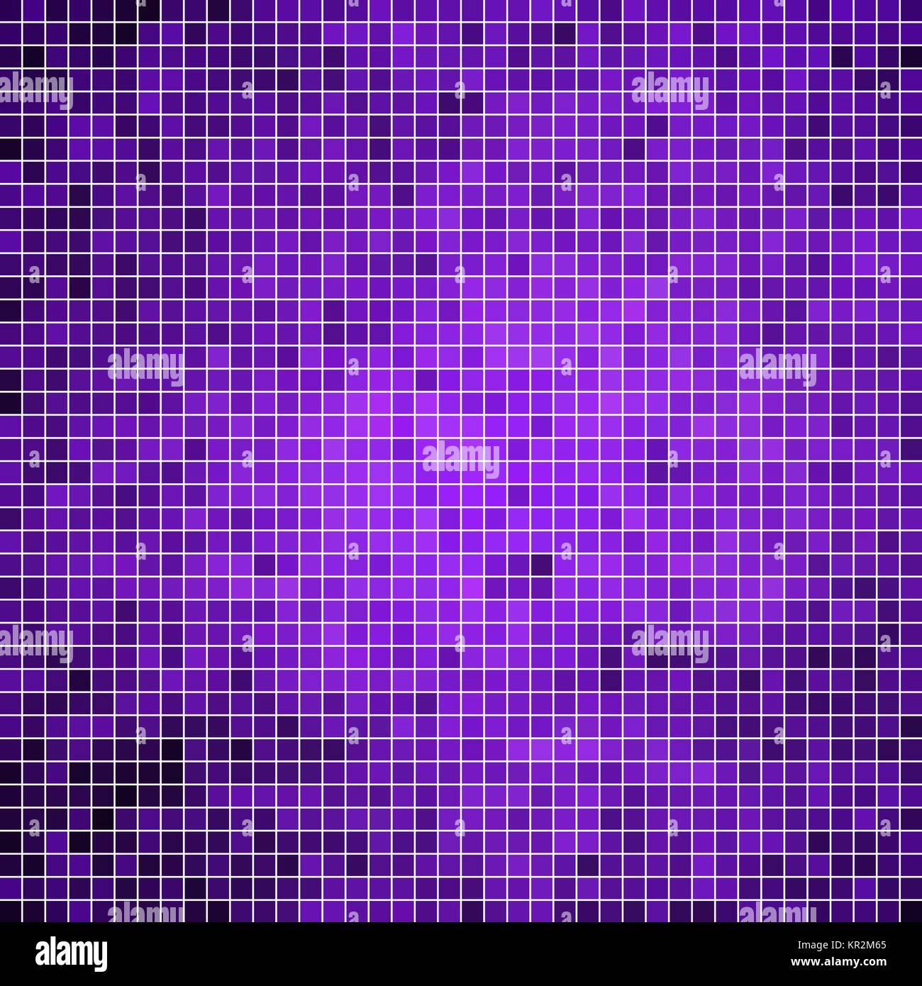 abstract vector square pixel mosaic background - purple and violet ...