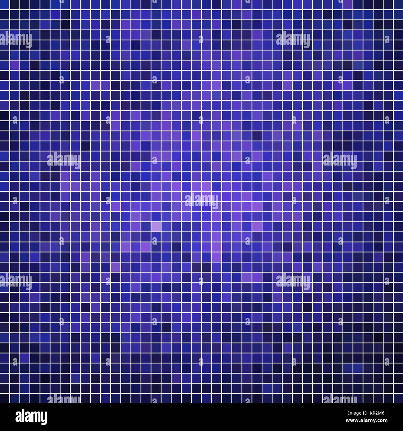 abstract vector square pixel mosaic background - dark blue Stock Vector ...