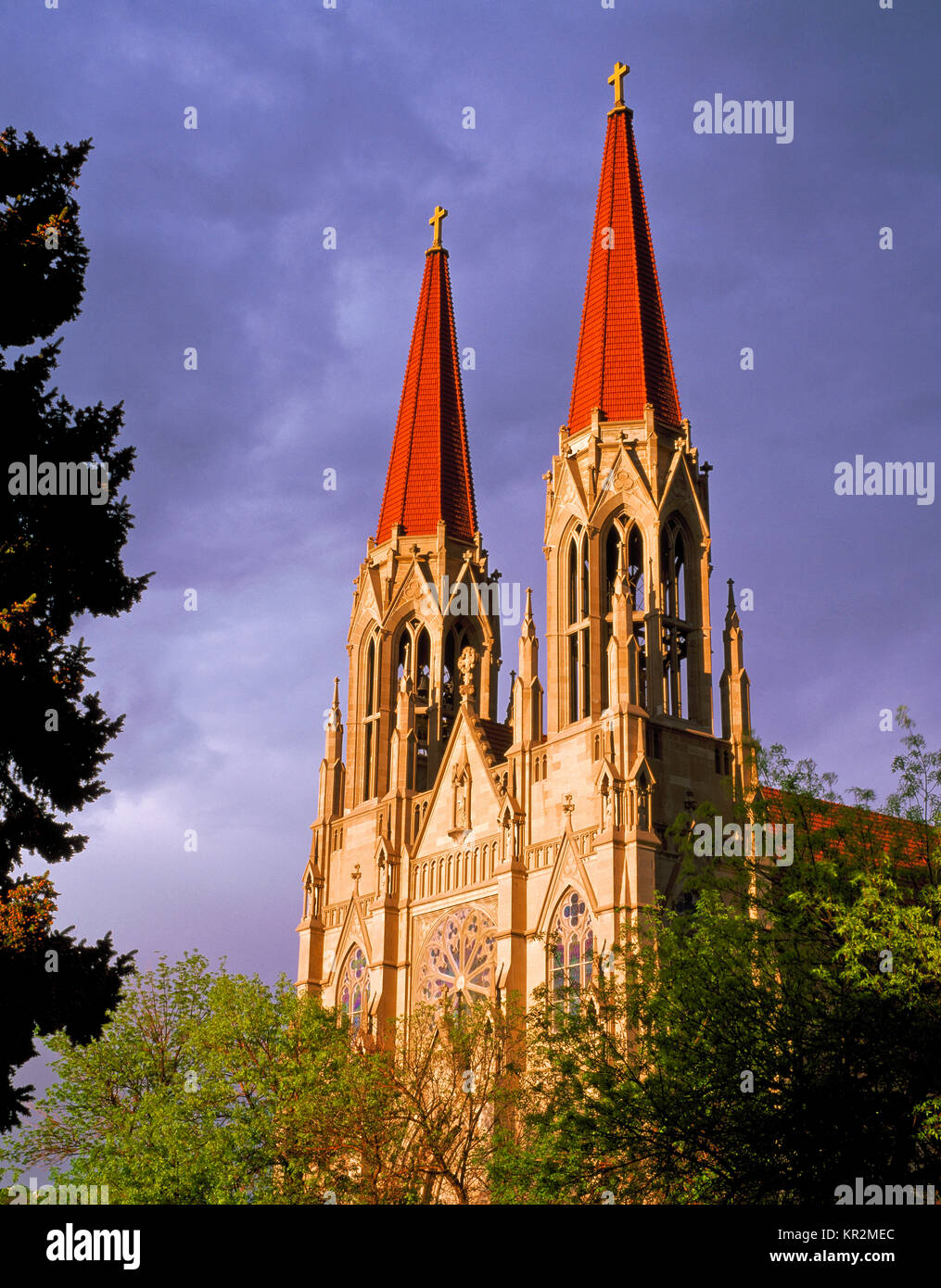 cathedral of saint helena in helena, montana Stock Photo Alamy