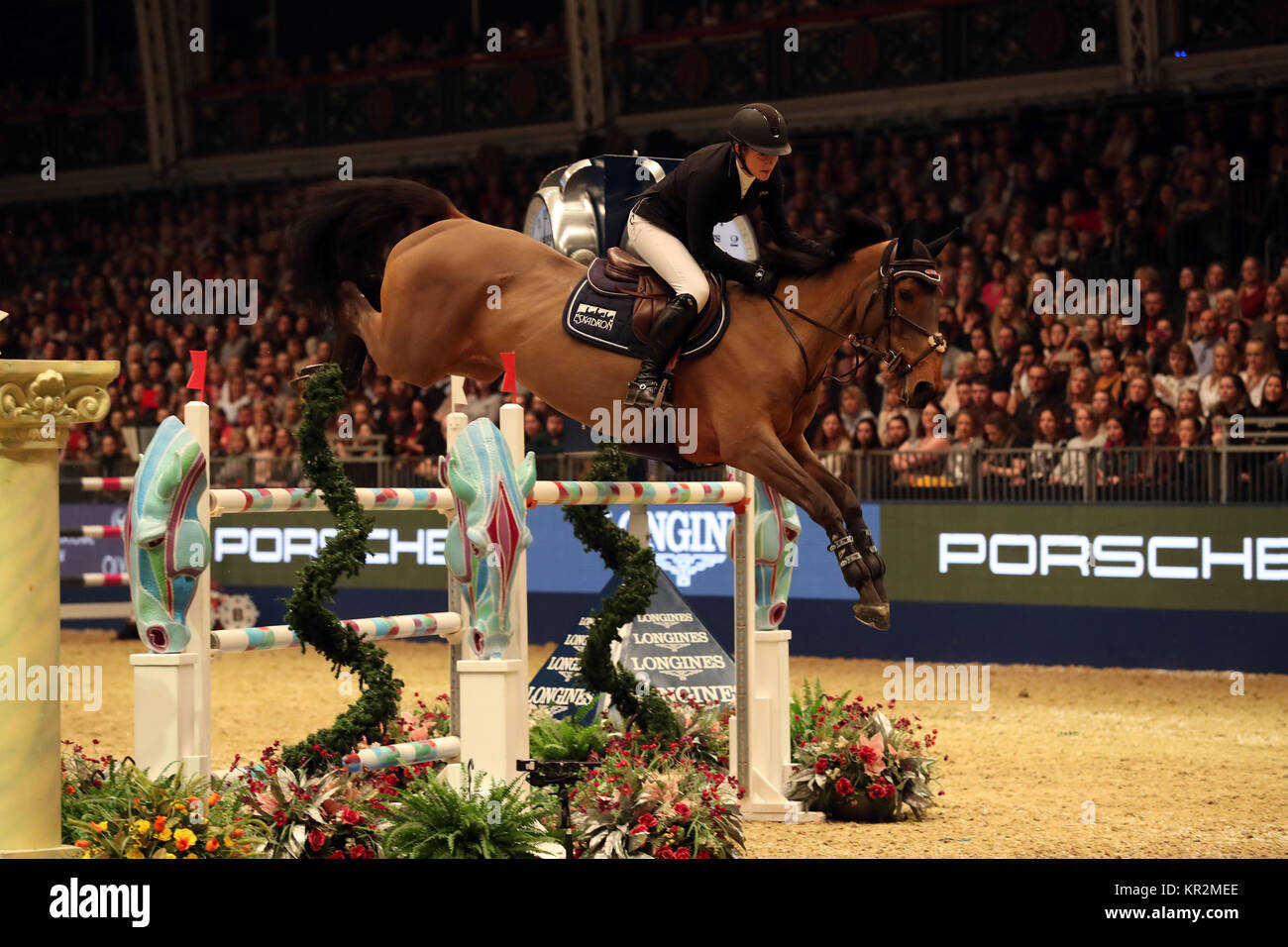 Britain's Laura Renwick riding MHS Washington competes The Ivy Stakes ...