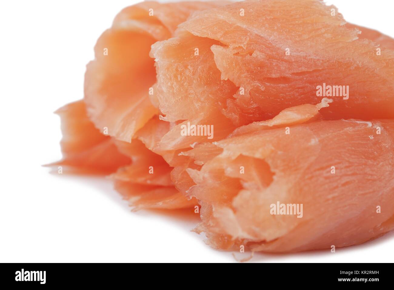 slices of smoked salmon Stock Photo - Alamy