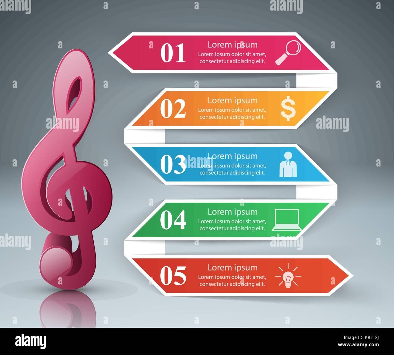 Music education Infographic. Note icon Stock Vector Image & Art - Alamy