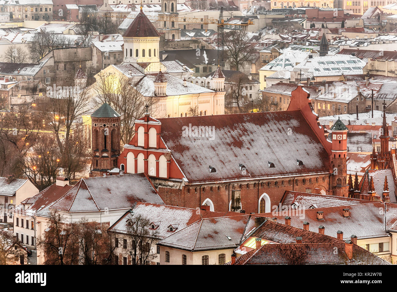 Vilnius winter hires stock photography and images Alamy