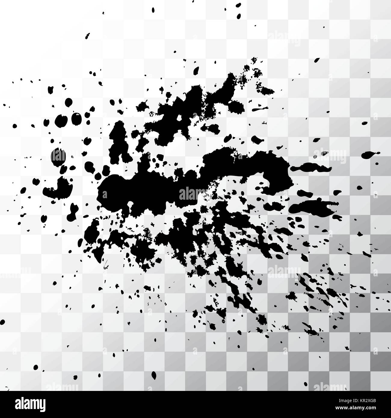 Black Ink Paint Explosion Splatter Artistic Cover Design Sketch Stock Vector Image Art Alamy