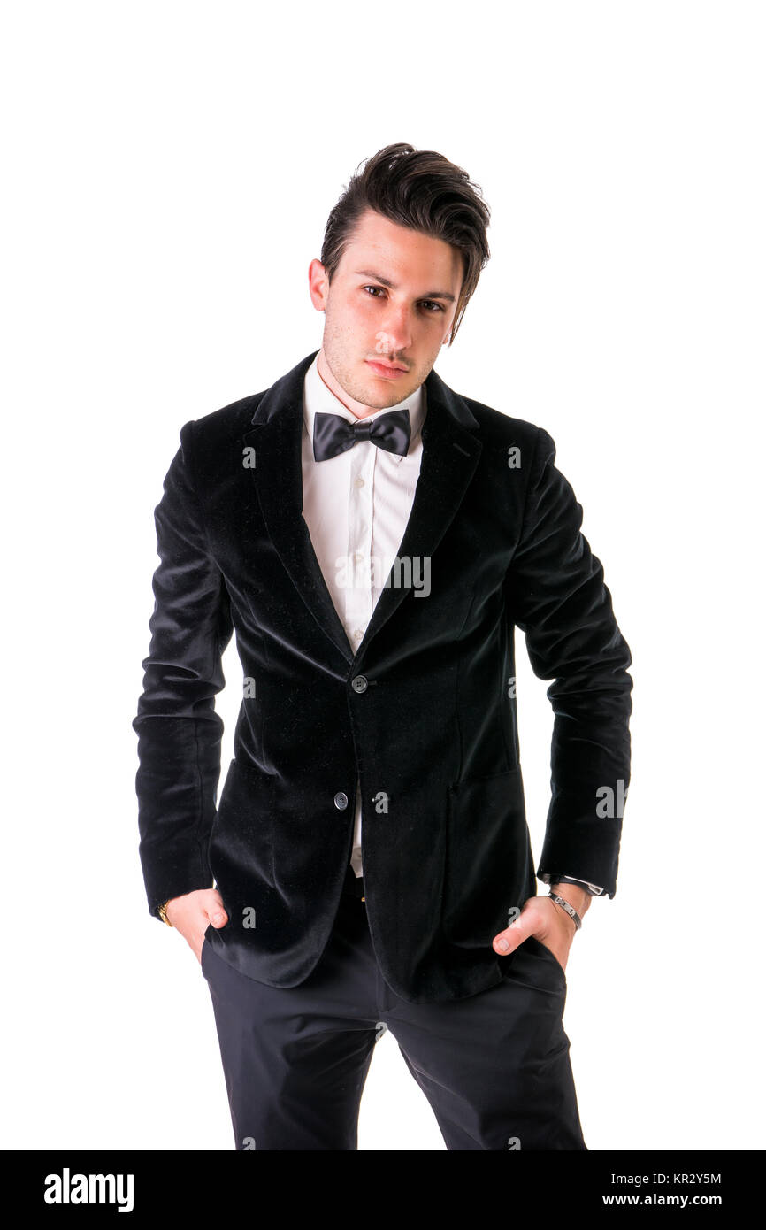 Young businessman wearing suit isolated Stock Photo - Alamy