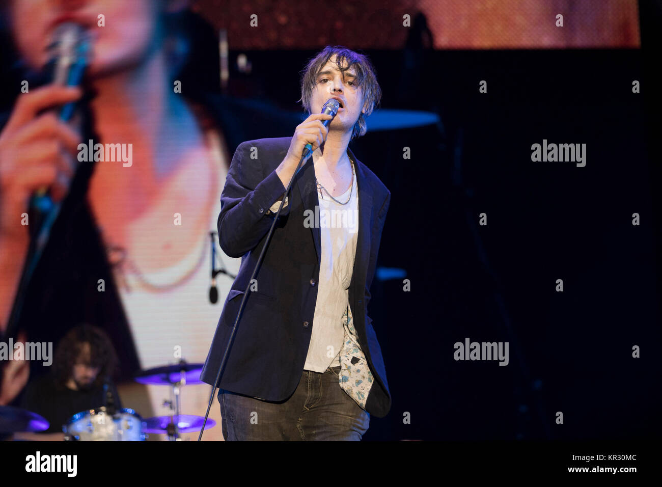 Pete Doherty in concert on the occasion of the 'Nuits du Sud' Festival in Vence on 2017/07/07 Stock Photo